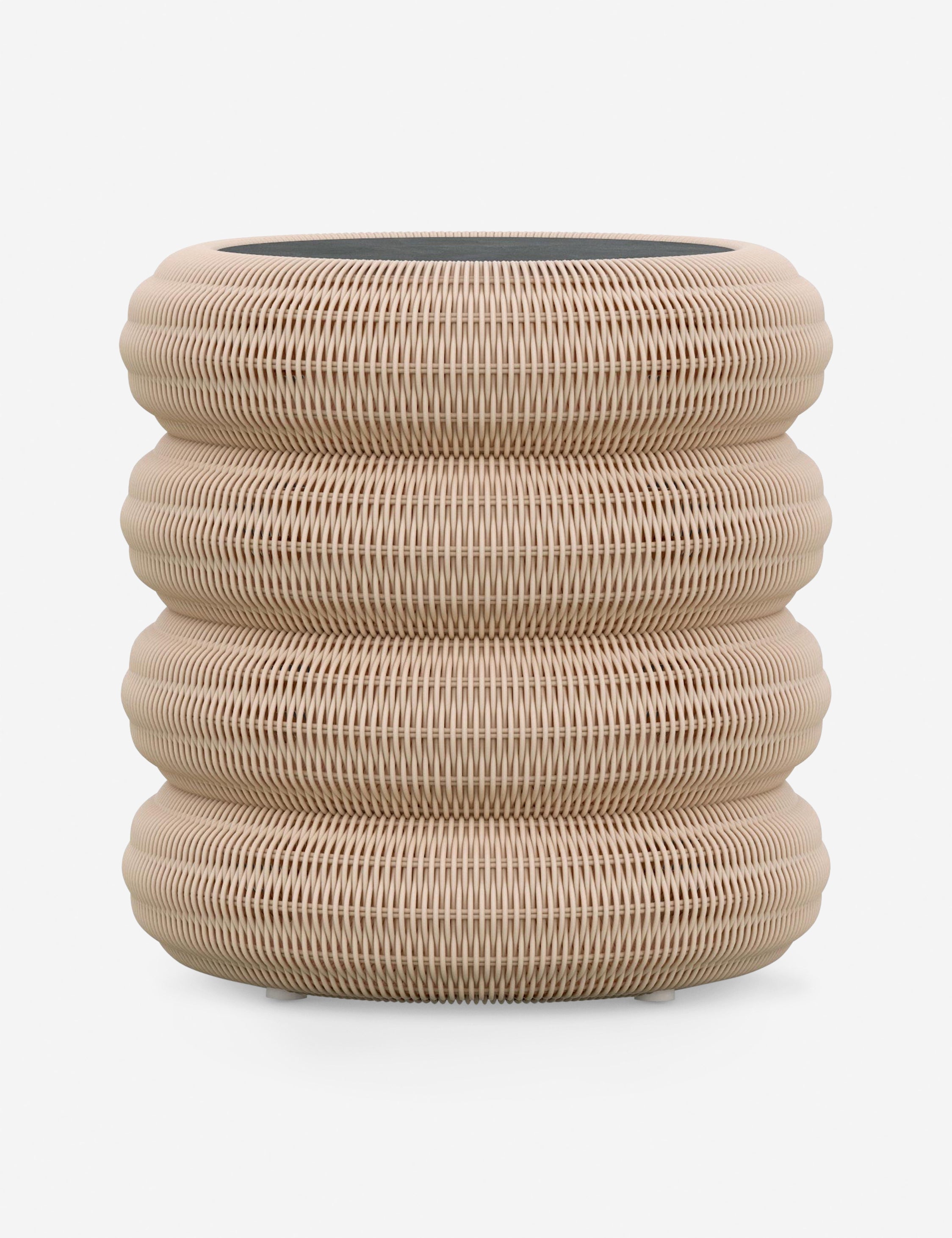 Castaneda Round Side Table for Indoor & Outdoor Use - Perfect for Patio, Garden, and Living Room Decor
