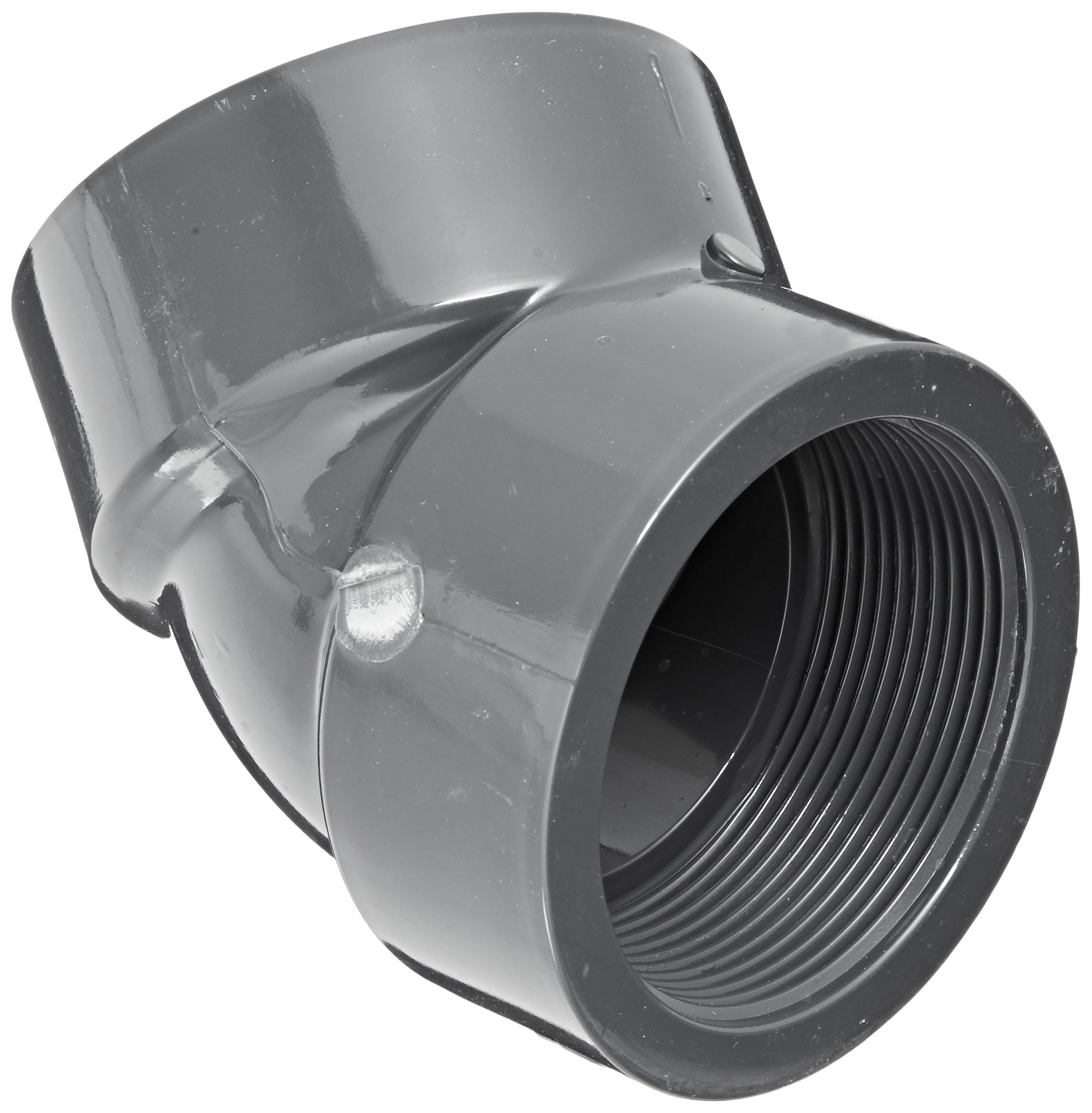 819 Series PVC Pipe Fitting - 45 Degree Elbow, Schedule 80, 3/4