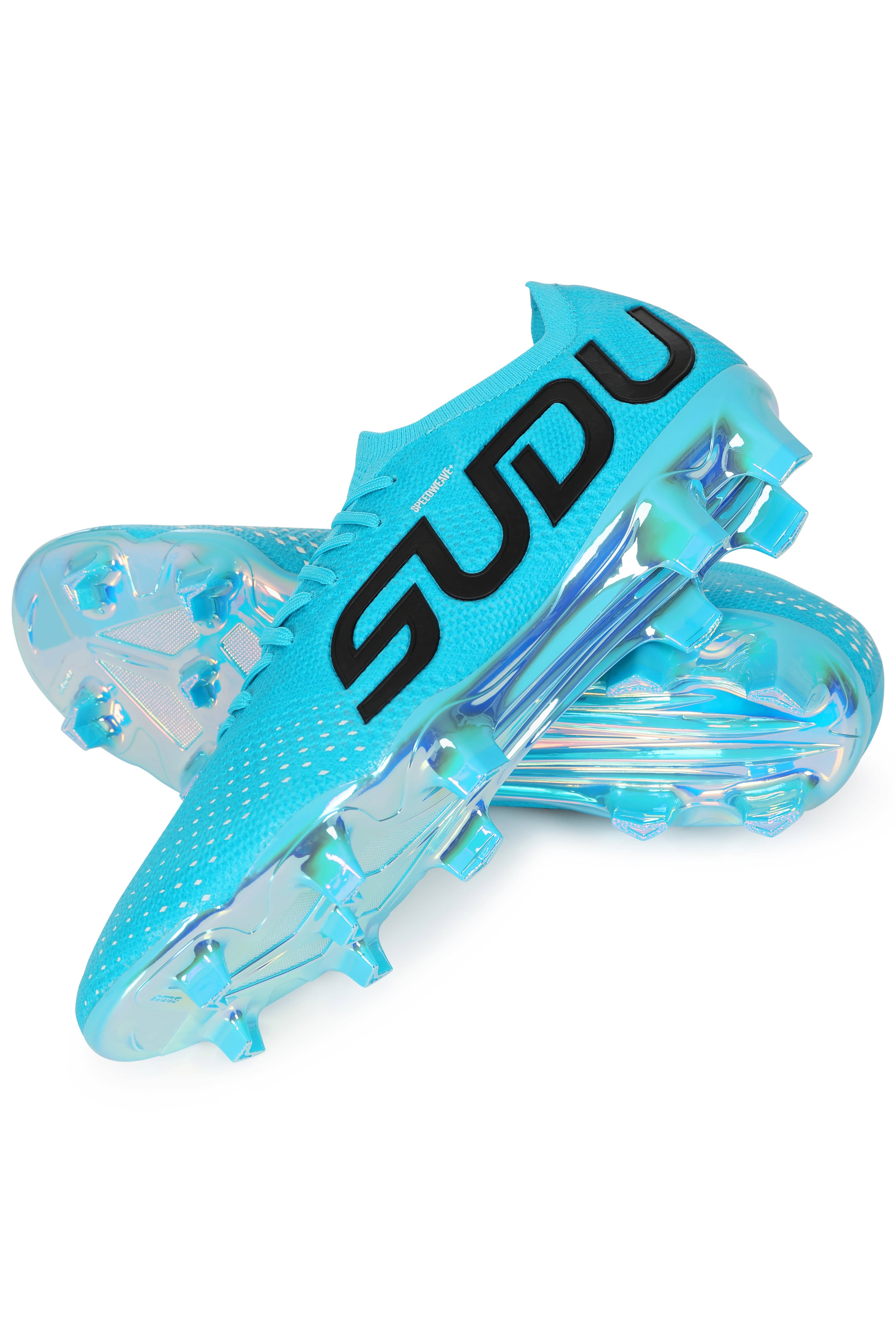 SFS FG 01+ Pro Soccer Cleats - Lightweight Football Shoes for Men, Blue - Perfect for Turf & Grass Fields, Training & Matches