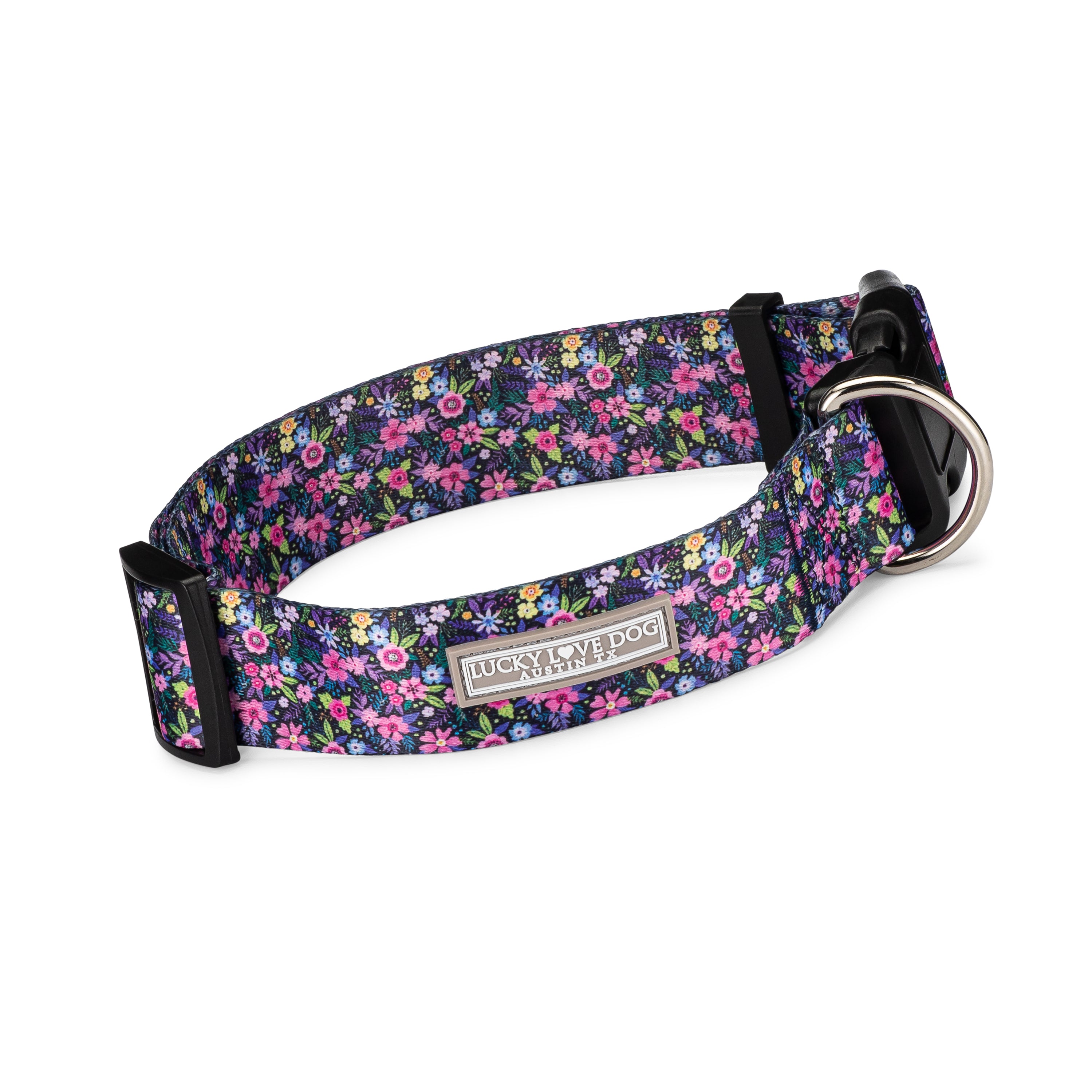 WIDE Primrose Dog Collar - Adjustable Pet Collar for Small & Medium Dogs - Durable & Stylish for Daily Walks & Outdoor Adventures