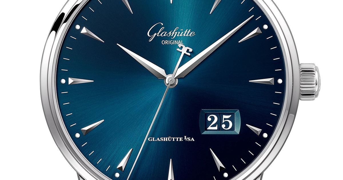 Glashutte Original Senator Excellence Panorama Date Stainless Steel Men's Watch - Luxury Automatic Timepiece for Business, Formal Events & Collectors