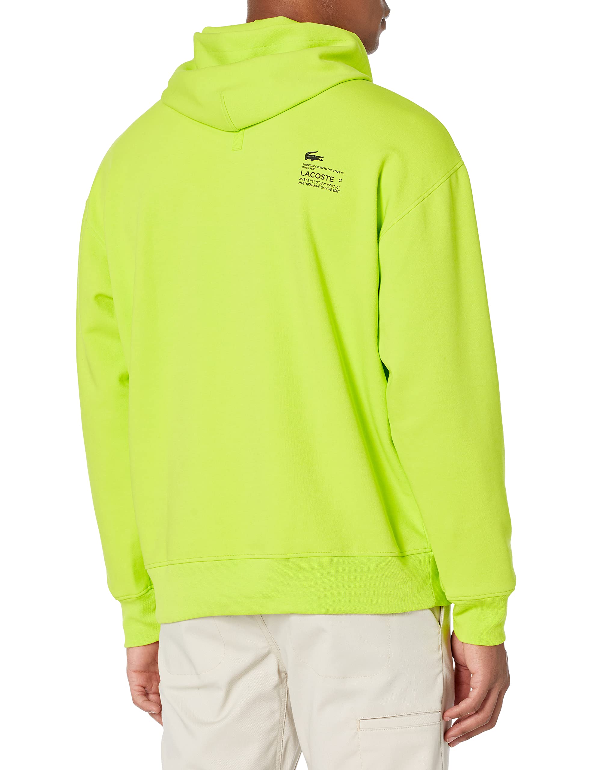 Lacoste Men's Long Sleeve Graphic T-Shirt with Side Arm & Chest Details | Casual Fashion for Everyday Wear & Street Style Outfits