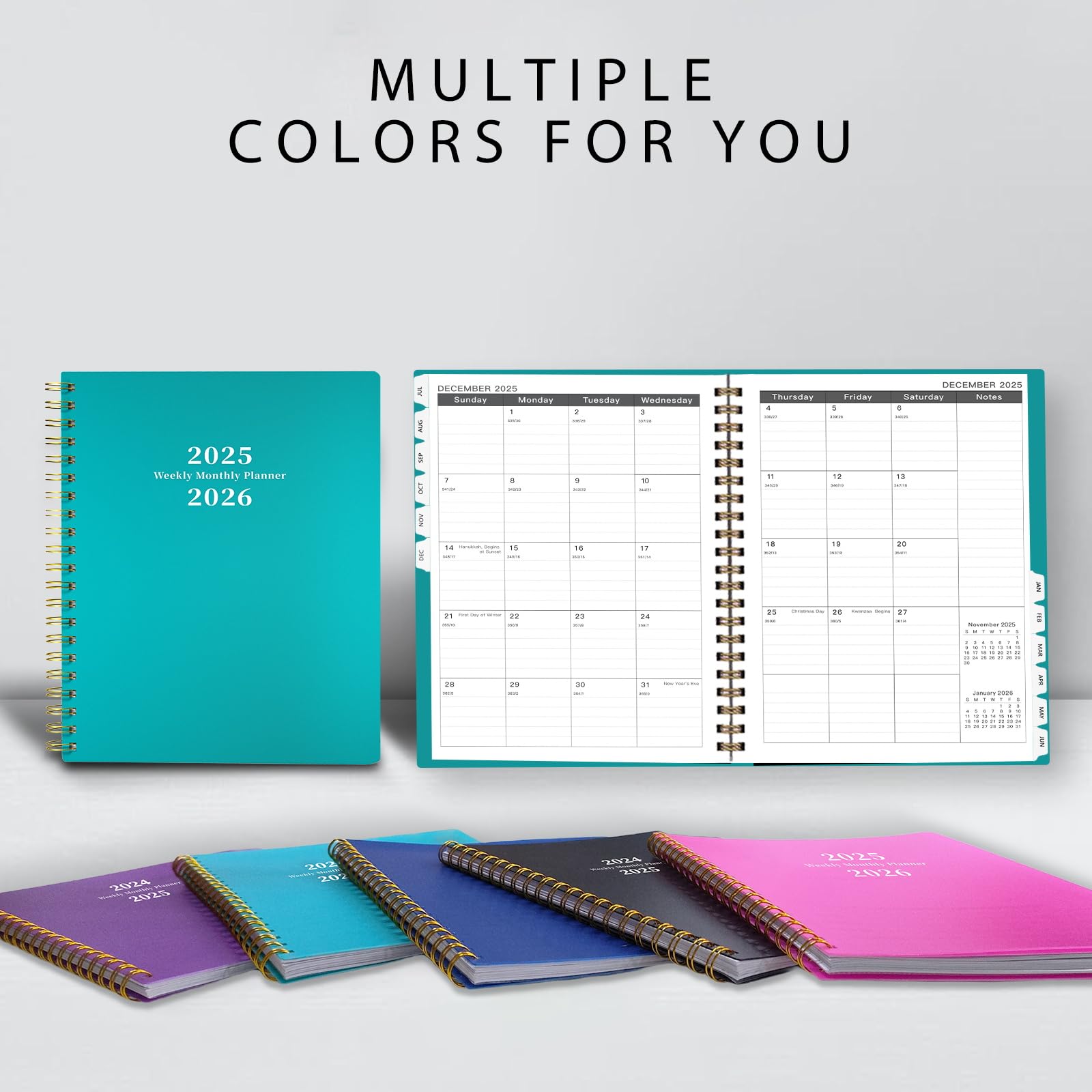 Ymumuda 2025-2026 Weekly & Monthly Planner - July 2025 to June 2026 (12 Months) - 8.5
