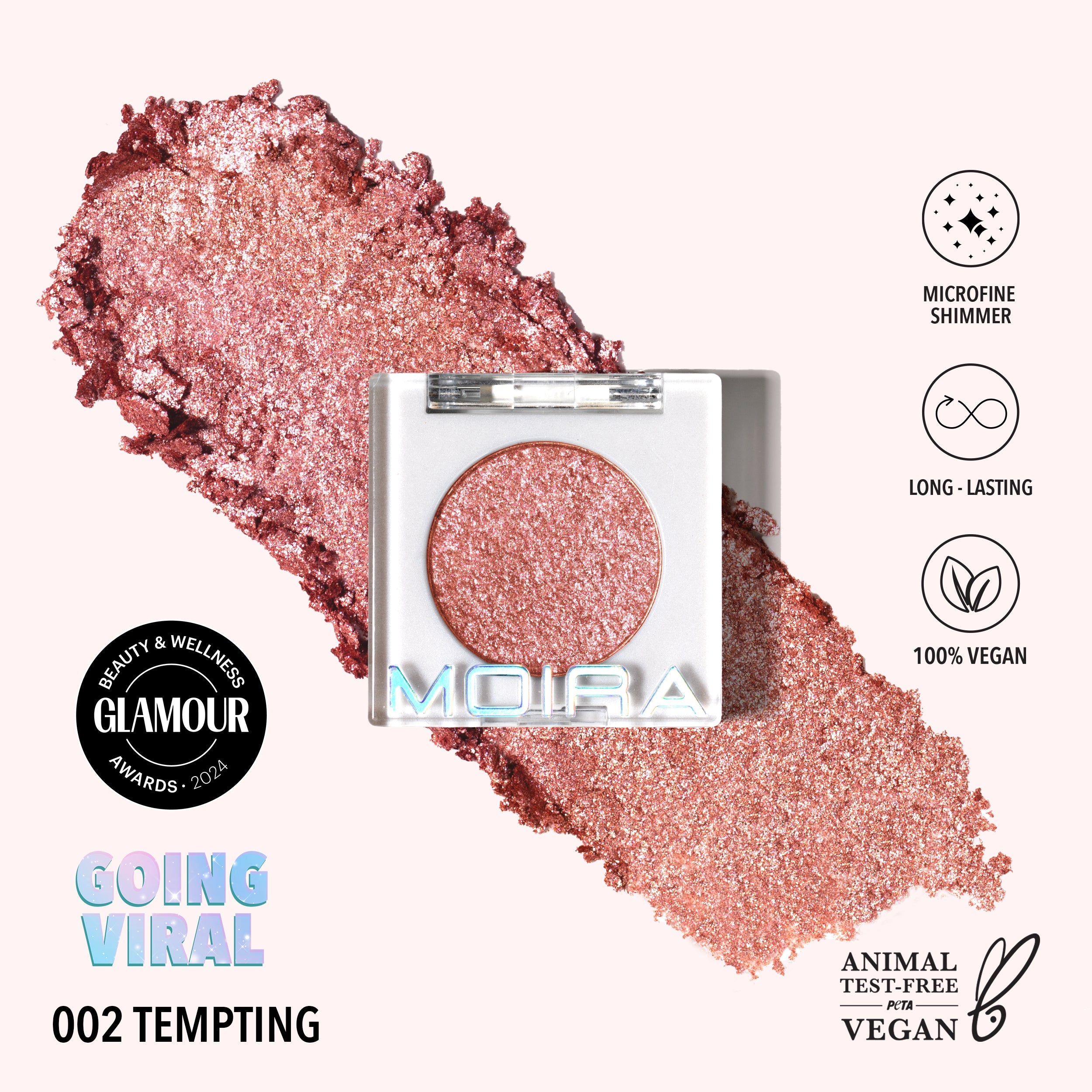 02 Tempting Chroma Light Shadow - Long-Lasting Highly Pigmented Eyeshadow Palette for Stunning Eye Makeup | Perfect for Party, Date Night & Special Occasions