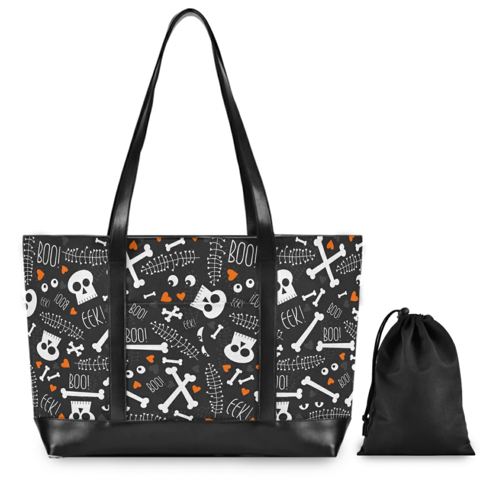 Gothic Women's Tote Bag - Large Laptop Satchel Shoulder Bag for Work, School & Travel - Stylish Teacher Handbag with Spacious Compartment for 15