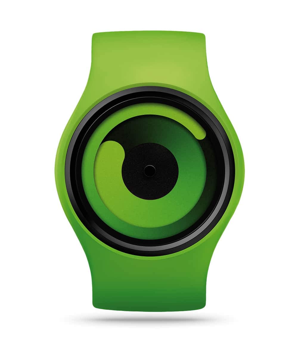 ZIIIRO Gravity Unisex Watch - Minimalist Green Dial, Ultra-Thin Design for Men & Women | Perfect for Casual Wear, Office & Everyday Use
