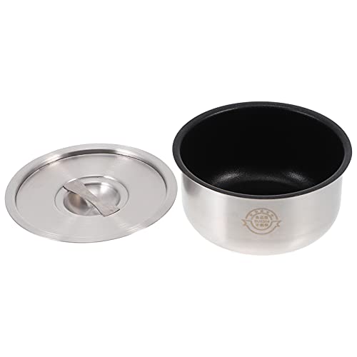 DOITOOL Stainless Steel Mixing Bowls with Lids - 3-Piece Non-Stick Metal Bowl Set for Mixing, Serving & Steaming | Perfect for Baking, Meal Prep & Kitchen Organization (Durable & Easy Clean)