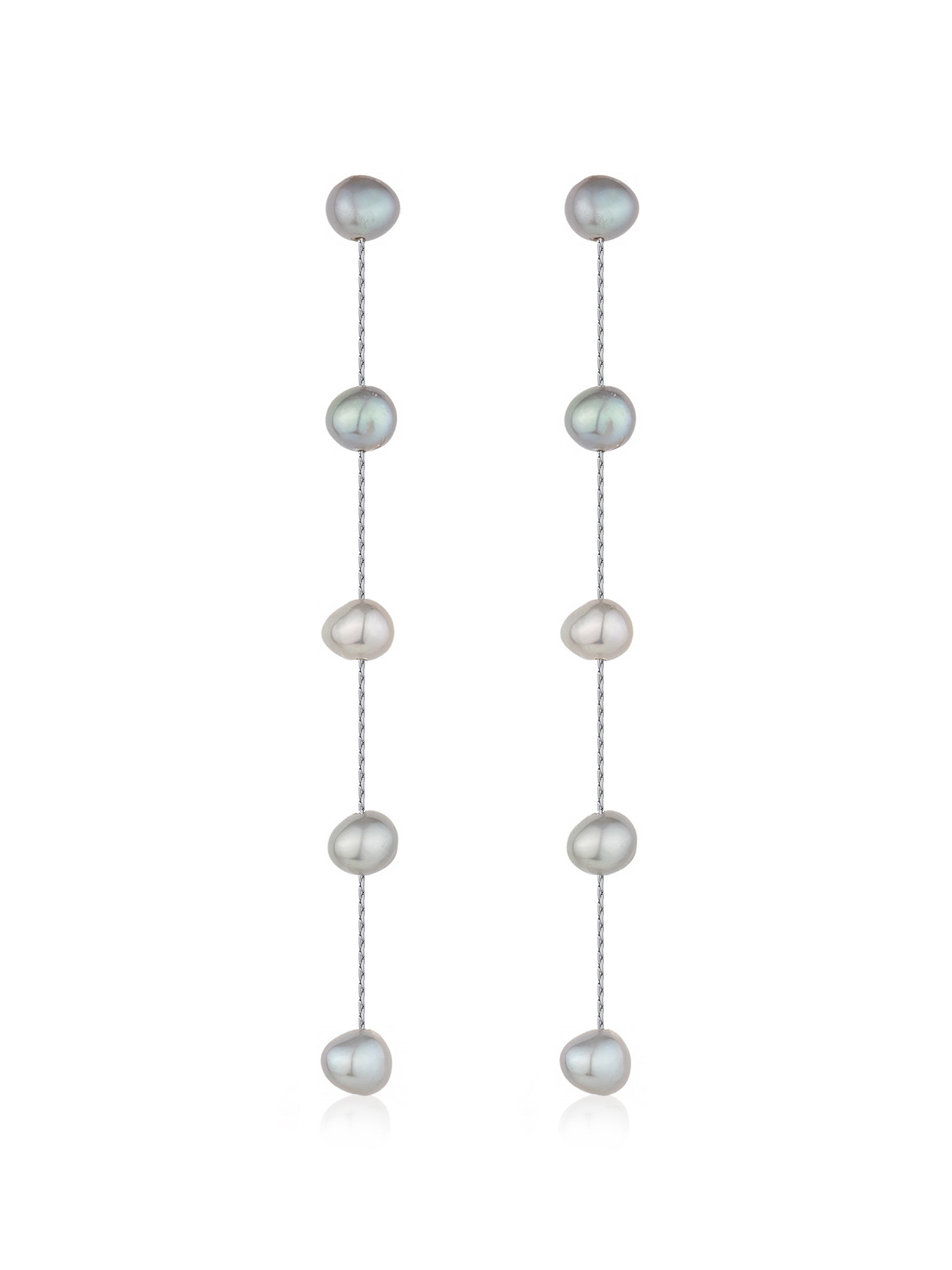 Exquisite Pearl Drop Earrings for Women - Elegant Dangling Jewelry for Parties, Weddings & Special Occasions