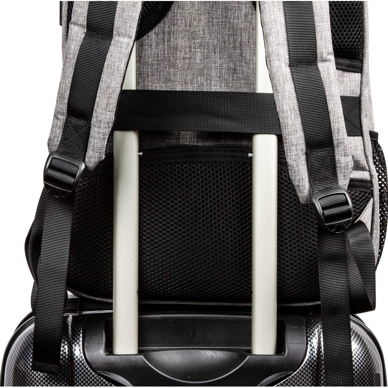 5-Star Anti-Theft Travel Laptop Backpack with USB Charging Port & Headphone Jack - Durable Business & College Computer Bag for Men & Women - Perfect for Commuting, Air Travel & Campus Use