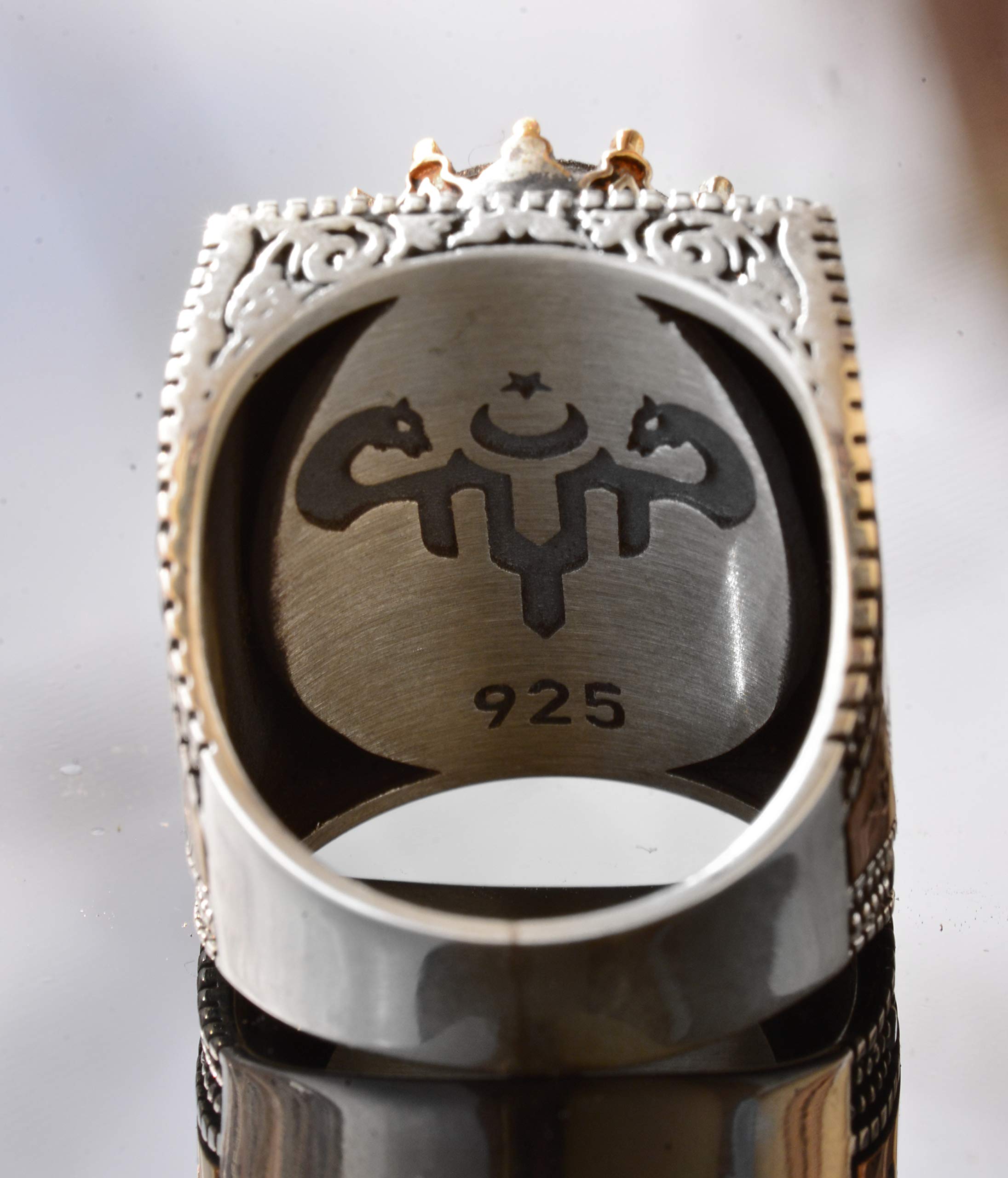 Ya Cabbar Sterling Silver Islamic Ring for Men - Durable & Stylish Muslim Jewelry for Daily Wear & Special Occasions