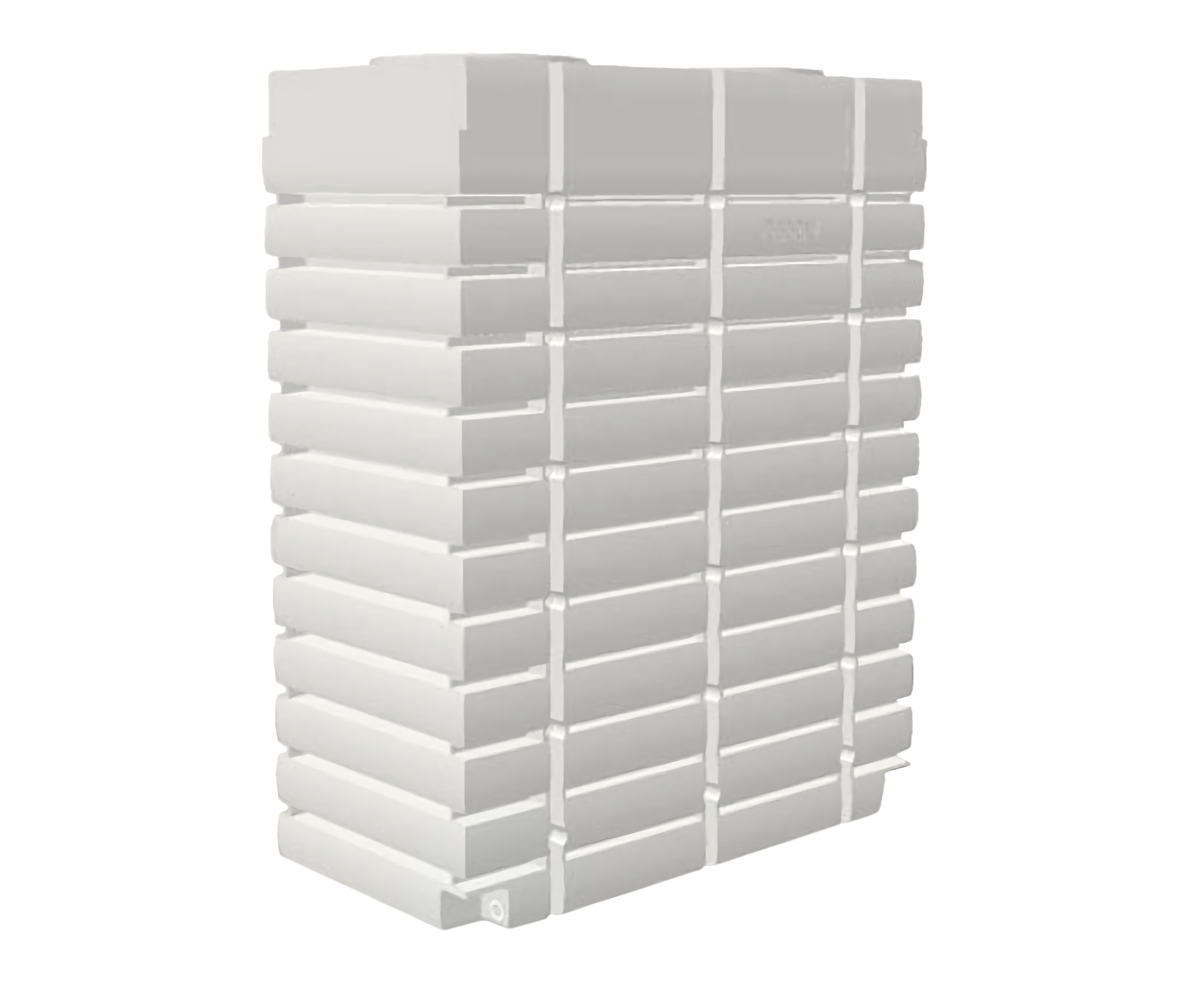 2000L Fat Thin Tank - Heavy Duty Storage Container for Oil, Water, and Chemicals | Ideal for Industrial, Agricultural, and Home Use