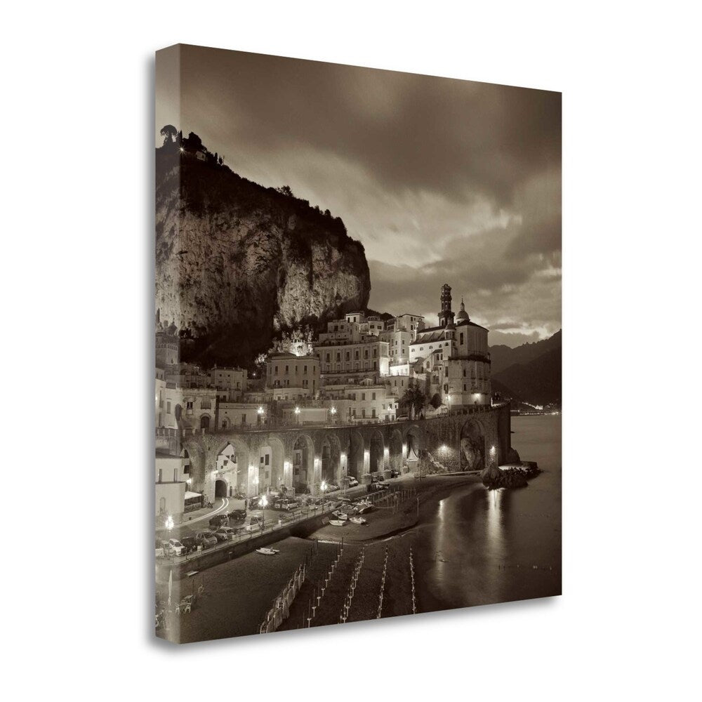 Atrani 1 by Alan Blaustein - Premium Fine Art Giclee Print on Gallery Wrap Canvas, Ready to Hang - Perfect for Living Room, Bedroom & Office Wall Decor