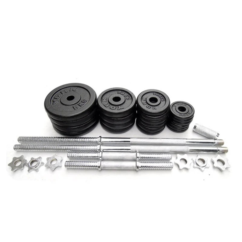 50KG Adjustable Dumbbell Set for Men - Baked Paint Weightlifting Barbell Combo for Home Gym & Strength Training | Perfect for CrossFit, Bodybuilding & Fitness Workouts