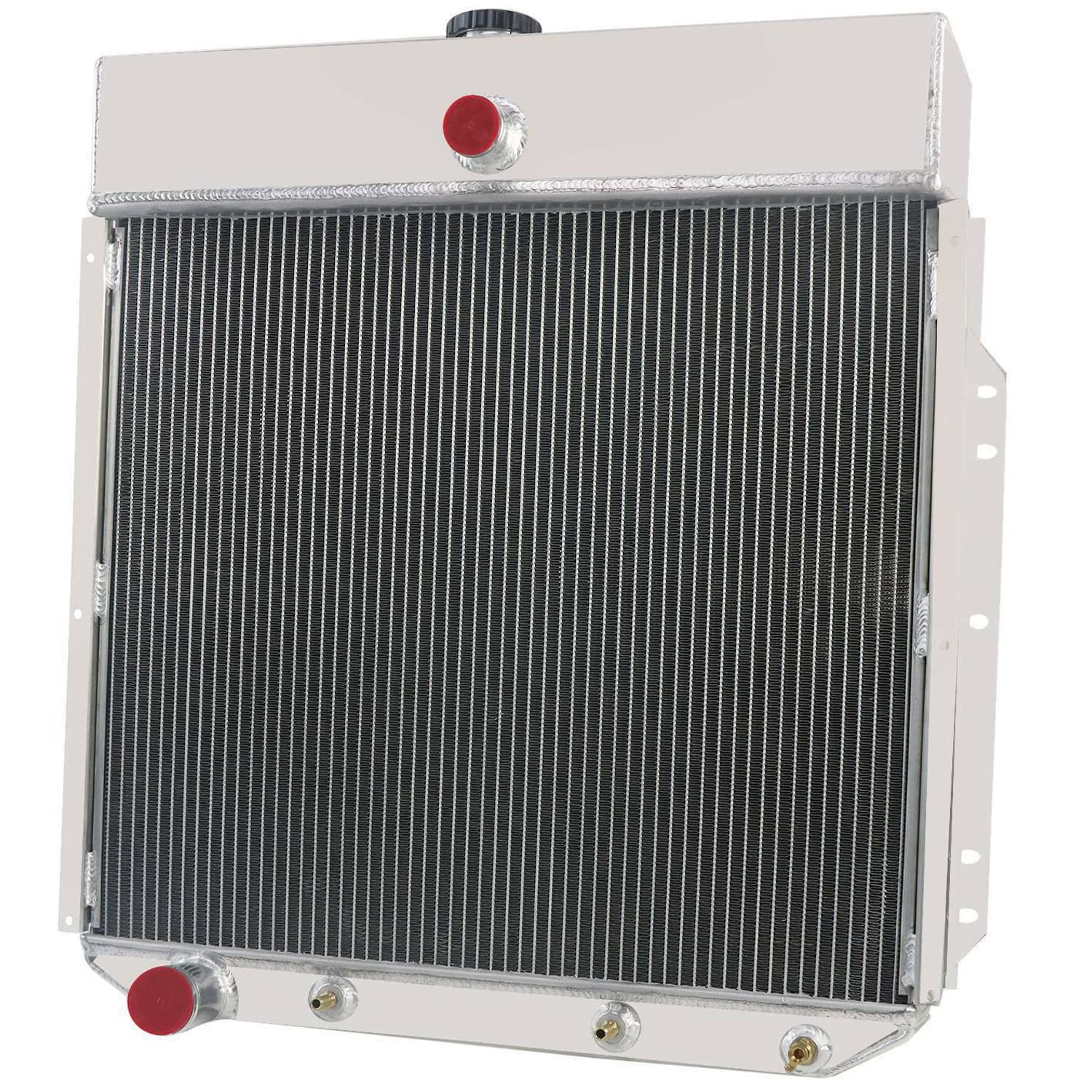 1953-1956 Ford F100 F250 F350 Pickup Truck Aluminum Radiator - 3 Row Core with 16