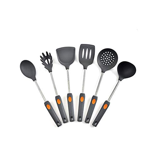 Premium Stainless Steel Kitchen Spatula Set - Thickened Anti-Scalding Rice Spoon, Soup Ladle & Frying Shovel - Durable Cooking Utensils for Baking, Stir-Frying & Serving - Perfect Kitchenware Gift for Home Chefs