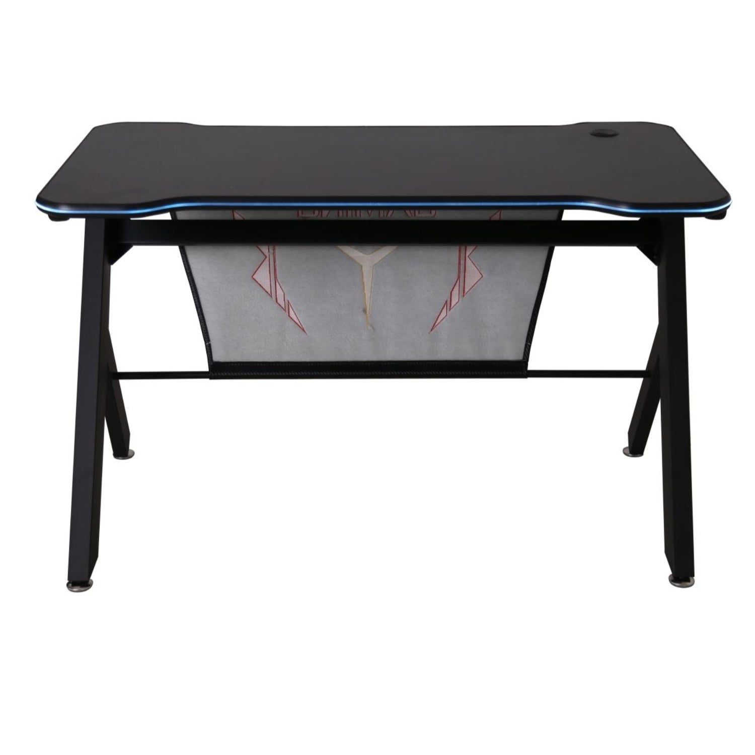 R100 LED Gaming Desk - RGB Illuminated Ergonomic Computer Desk for Gamers & Streamers - Perfect for Gaming Setups, Home Office & Streaming Studios