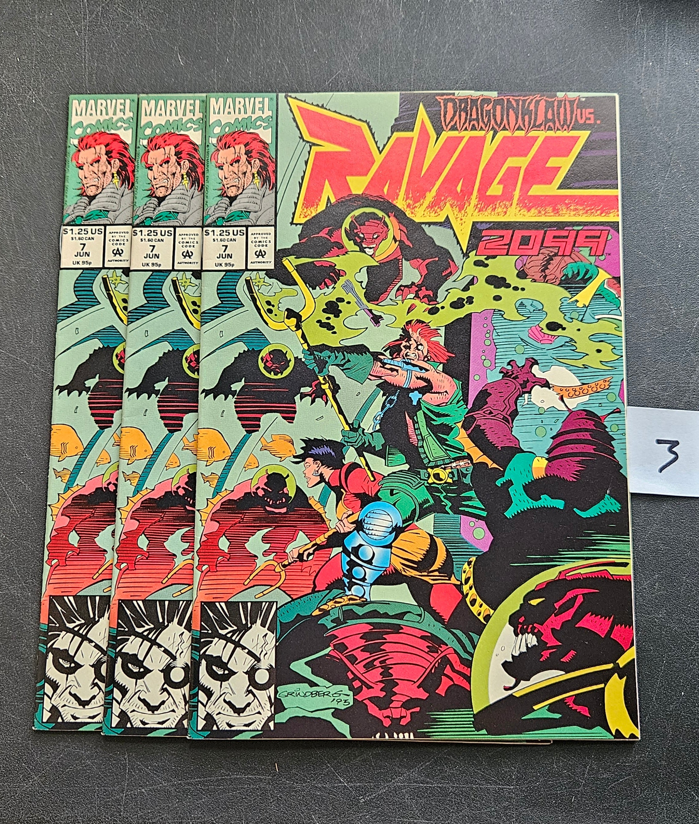 Ravage 2099 #7: The Vengeance of Dragonklaw - Marvel Comic Book (June 1993) | Collectible Superhero Graphic Novel for Comic Enthusiasts & Marvel Fans