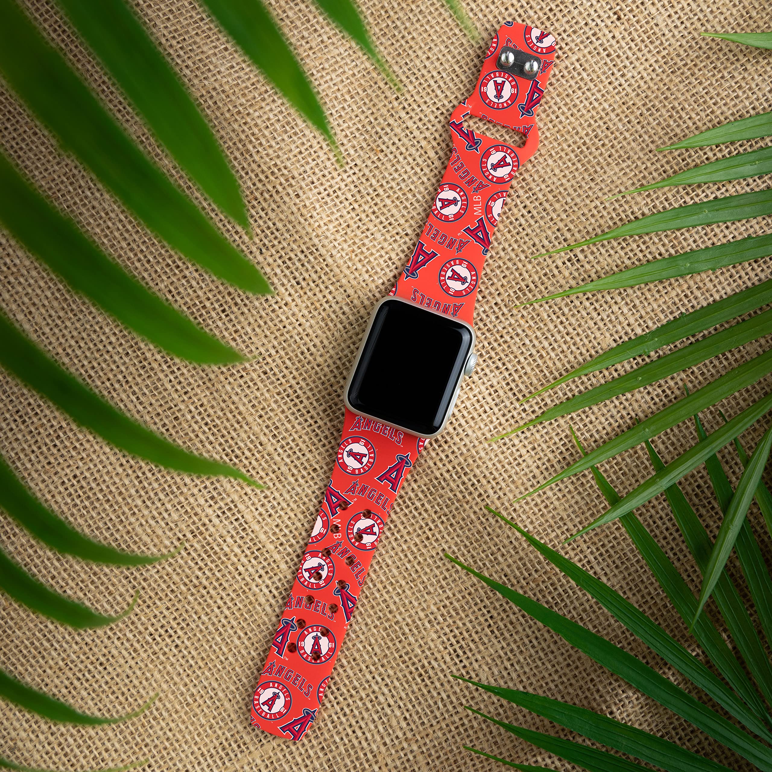 Los Angeles Angels HD Game Time Watch Band for Apple Watch - Perfect for Sports Fans & Game Day Outfits