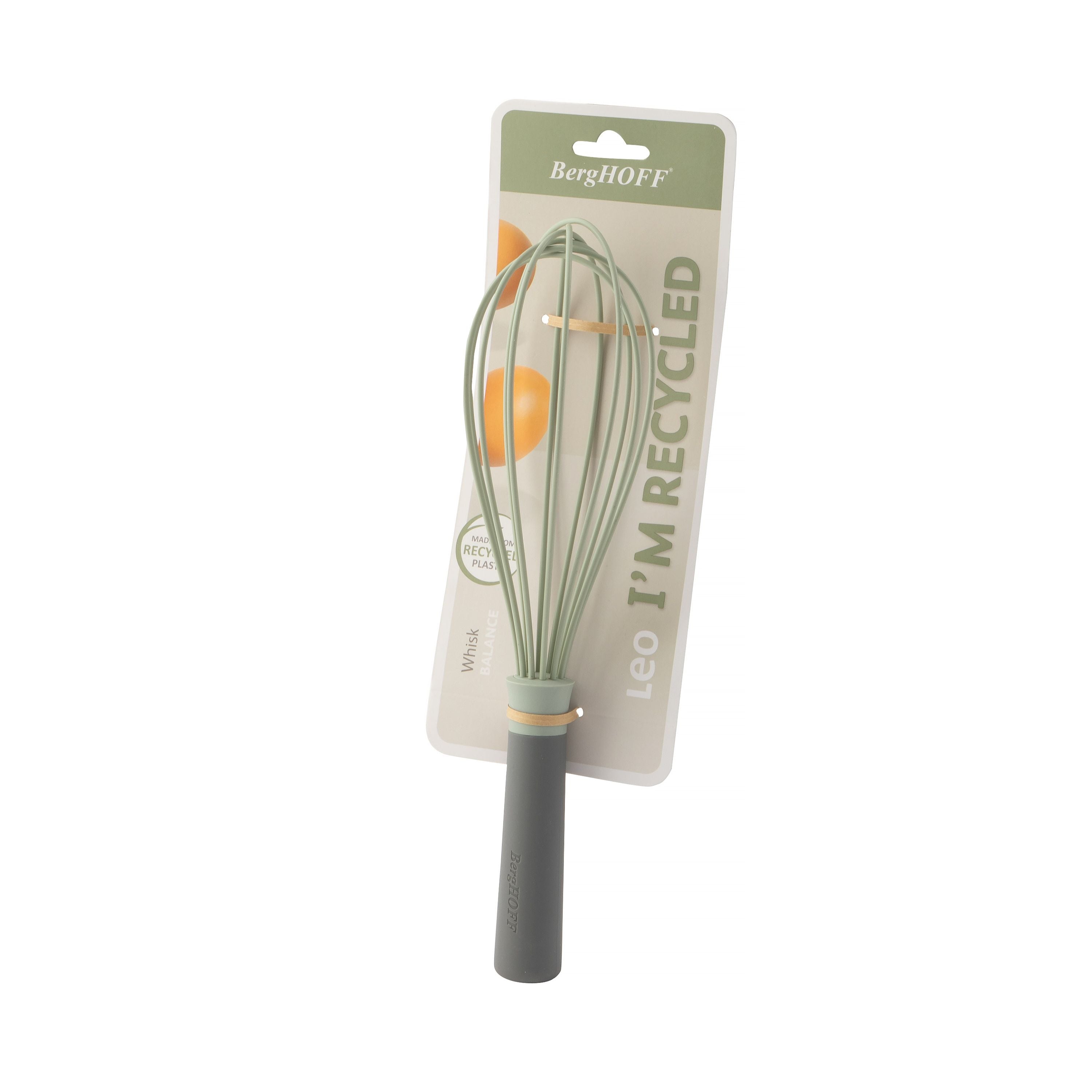 BergHOFF Balance 11-Inch Stainless Steel Whisk | Eco-Friendly Recycled Material | Perfect for Baking, Mixing & Whisking Eggs, Sauces & Batters
