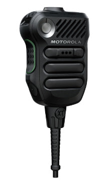 Motorola XVE500 PMMN4152ABLK Remote Speaker Microphone - High-Quality Two-Way Radio Accessory for Police, Security & Construction Teams