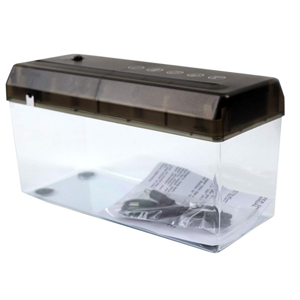 NUOBESTY Mini USB Paper Shredder - Portable A4 Document Shredder for Home & Office | Compact Desktop Paper Cutting Tool | Perfect for Bills, Receipts & Confidential Documents