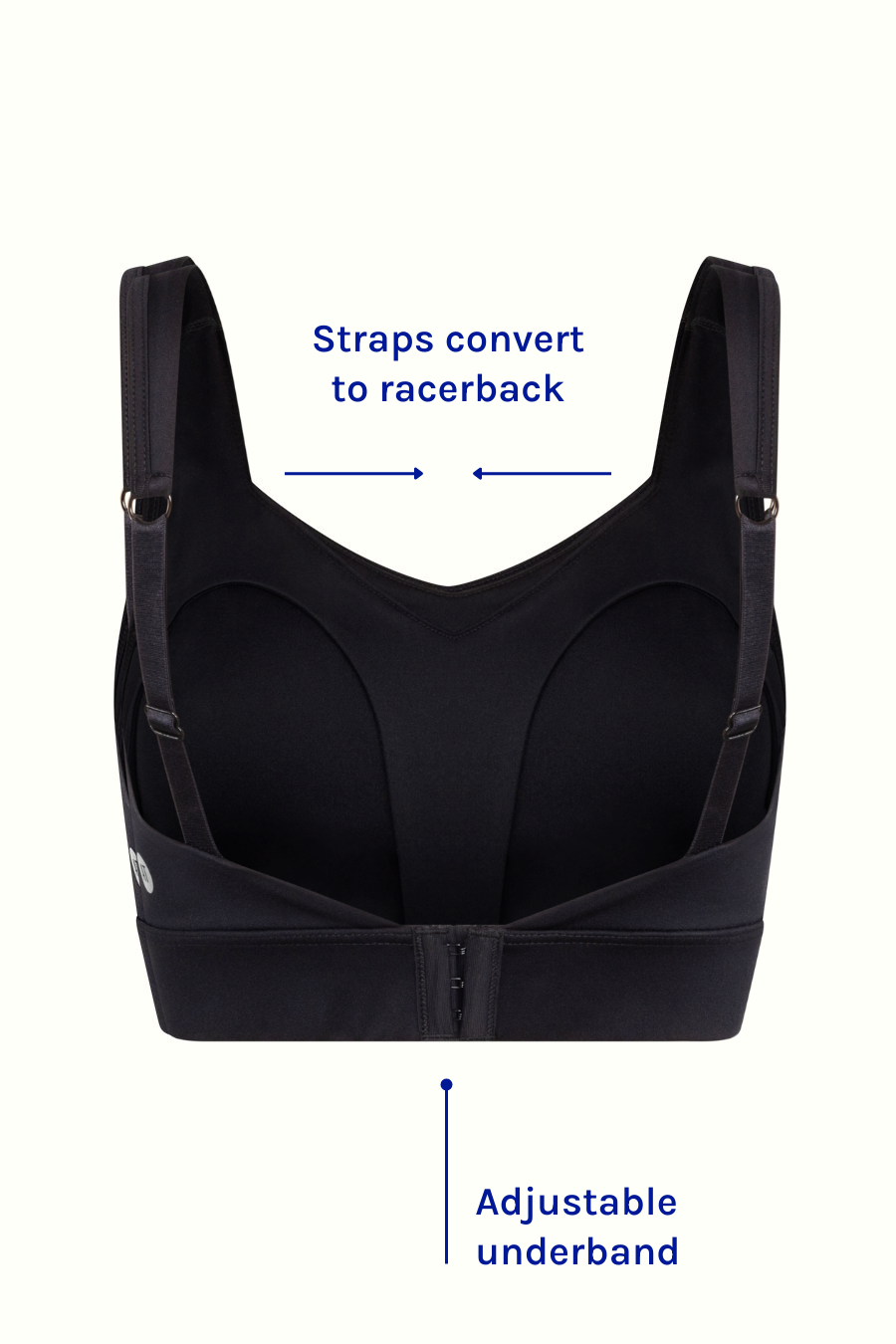 Nurture Maternity Sports Bra - Breathable Nursing Sports Bra for Pregnancy & Postpartum - Black - Perfect for Yoga, Gym Workouts & Breastfeeding Comfort