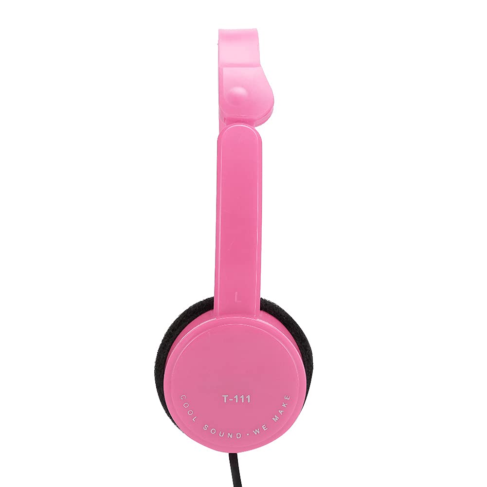 Kids Headphones with Tangle-Free Noodle Cable - Comfortable & Easy Storage for Tablets - Perfect for Online Learning & Travel