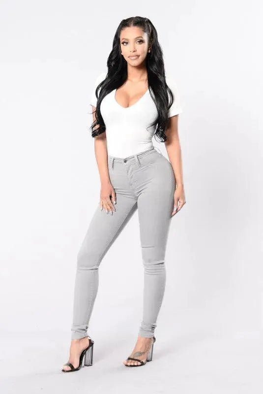 Best Women's High Waist Skinny Jeans - Stretch Denim Pants for Slim Fit & Comfort | Perfect for Casual Wear, Work & Night Out