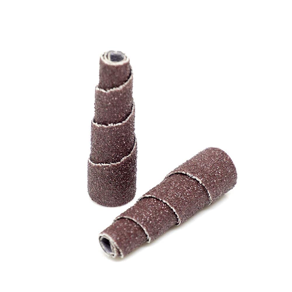 Benchmark Abrasives 10 Pack Aluminum Oxide Tapered Sanding Cartridge Rolls - 1/2