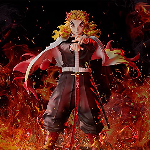 Aniplex Demon Slayer: Kimetsu no Yaiba Kyojuro Rengoku 1/8 Scale Figure - Flame Hashira Collectible Statue for Anime Fans & Home Decor
