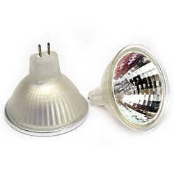 50W 12V MR16 Halogen Spot Light Bulb with Lens - GE 46635 Replacement - Perfect for Track Lighting, Display Cases & Accent Lighting