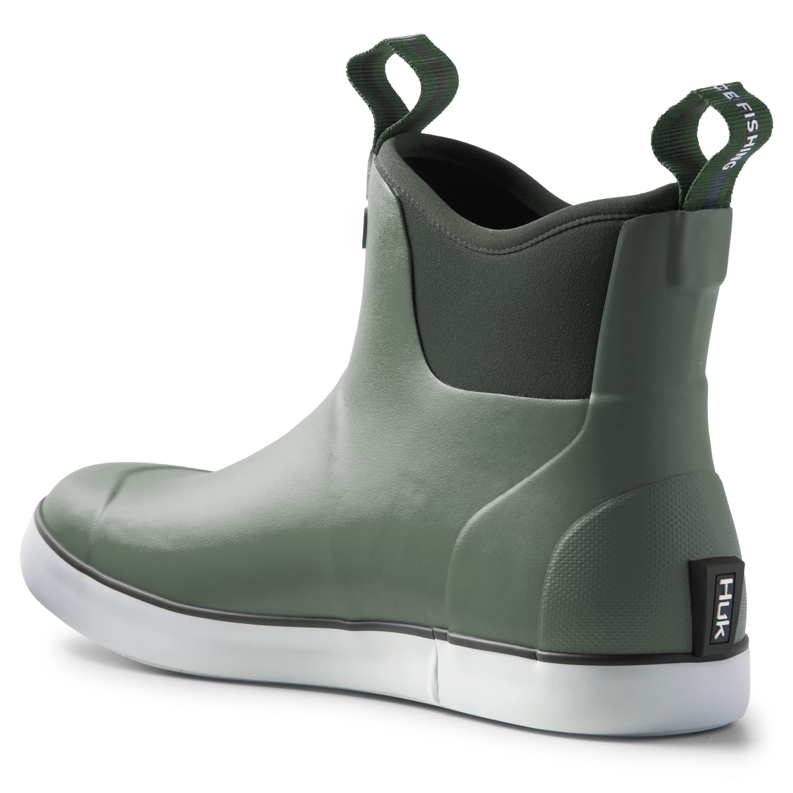 HUK Men's Rogue Wave High-Performance Fishing & Deck Boots - Waterproof Non-Slip Shoes for Boating, Kayaking, and Outdoor Adventures