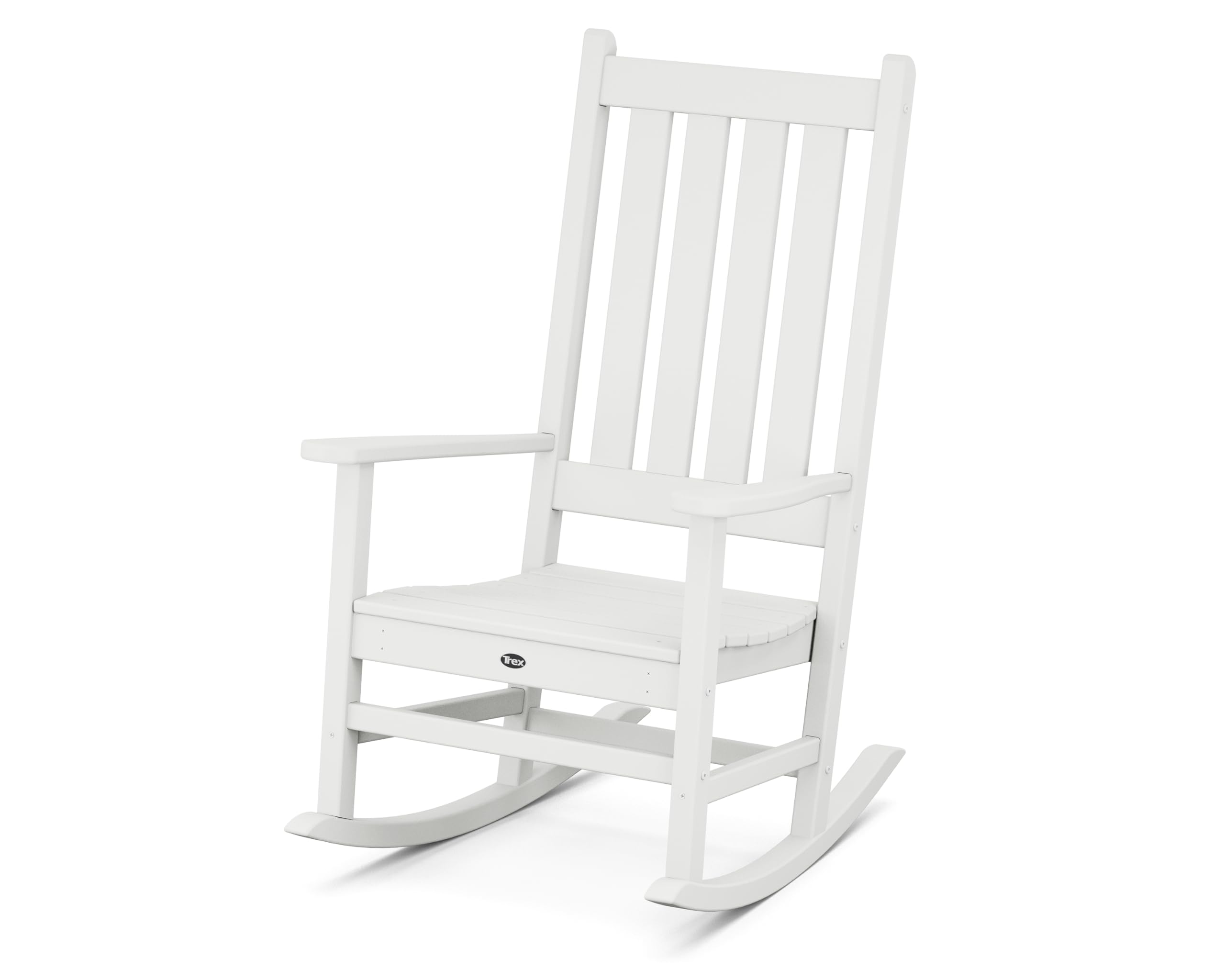 Trex Outdoor Furniture™ Cape Cod Rocker - Classic White Adirondack Chair for Patio, Garden & Backyard Relaxation