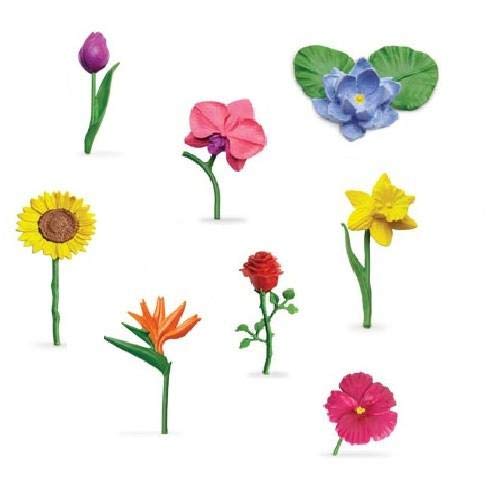 Child Therapy Toys - Flowers Toob Miniature Figurines for Sensory Play, Emotional Development & Play Therapy | Perfect for Kids, Therapists & Educators