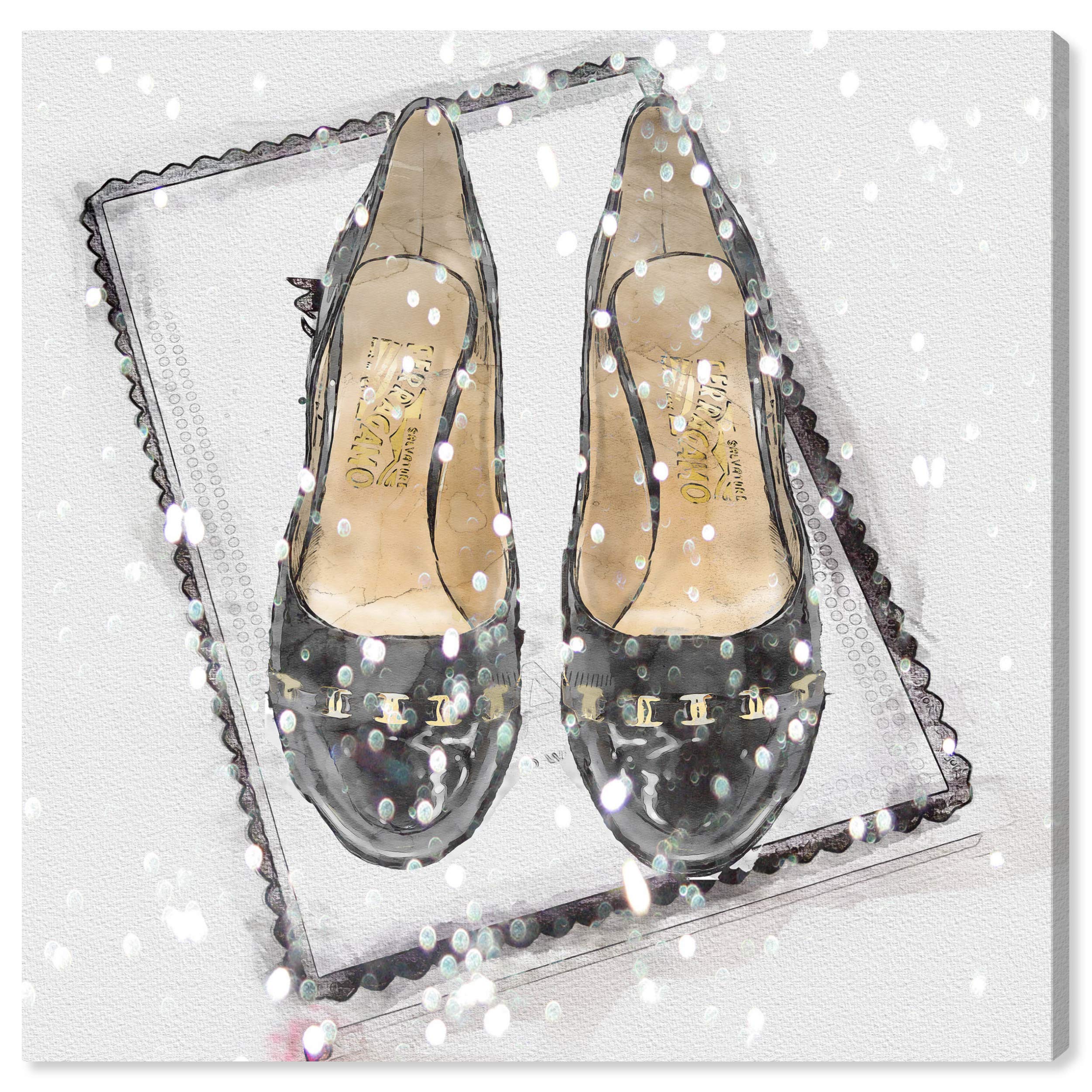 Fashion Flats Wall Art Canvas Prints by Oliver Gal Artist Co. - Stylish Home & Office Decor for Fashion Lovers