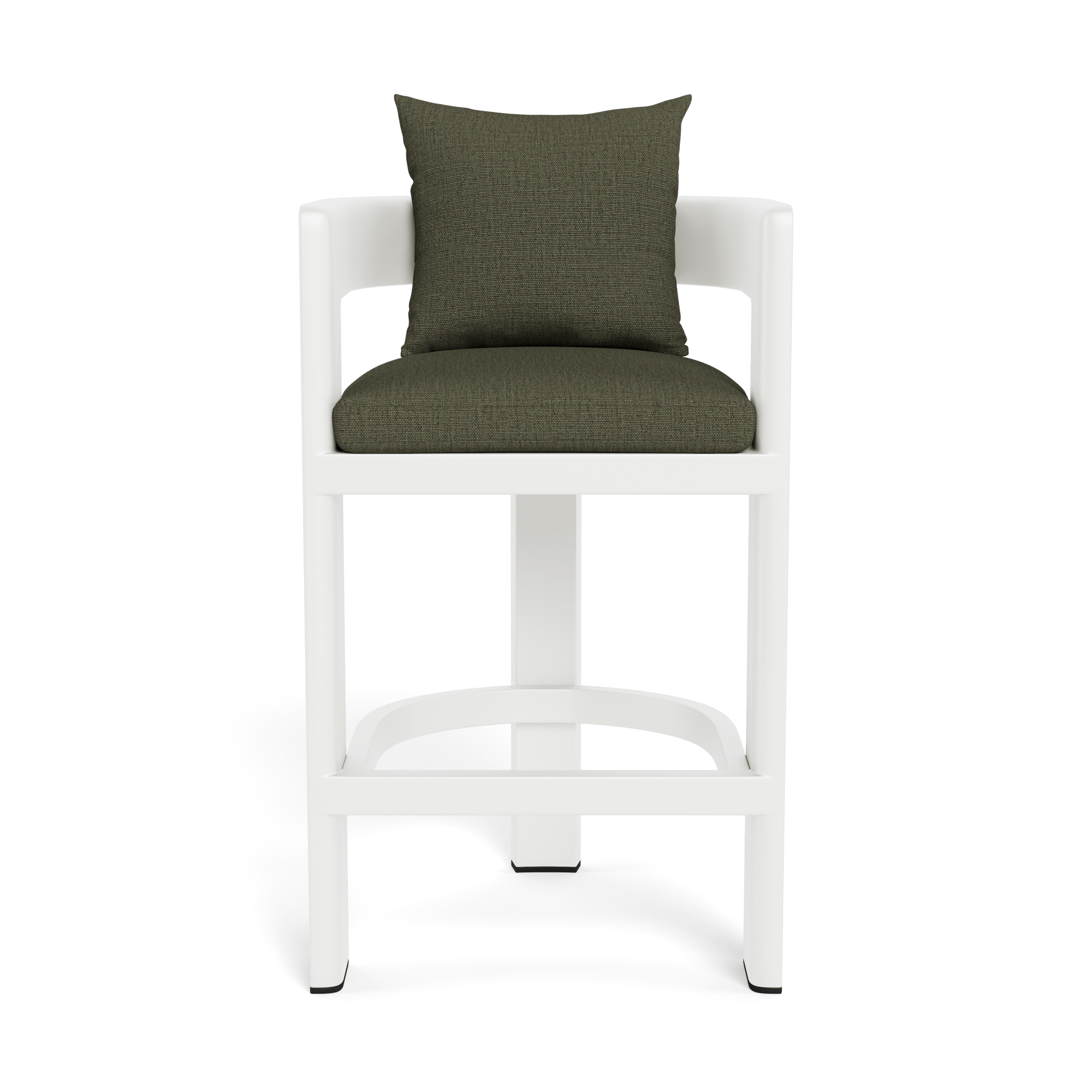 Victoria Aluminum Bar Stool - Adjustable Height Modern Kitchen Counter Stool with Backrest - Perfect for Home Bar, Kitchen Island & Outdoor Patio