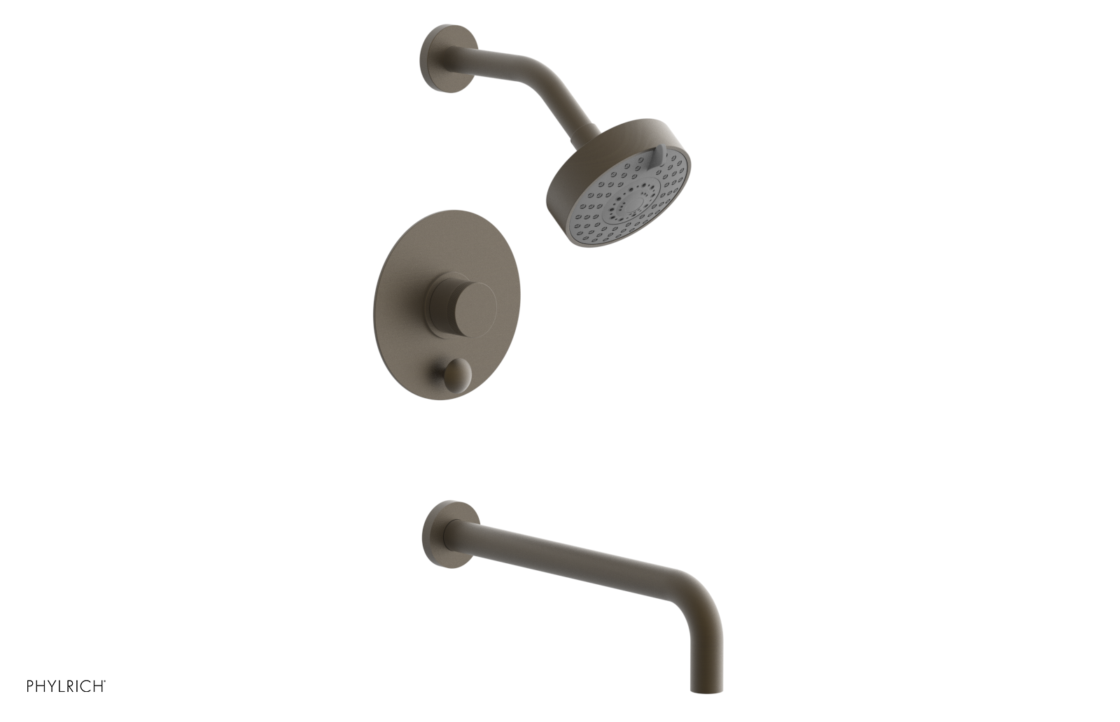 BASIC II 12 Pressure Balance Tub and Shower Faucet Set - 230 26 12 - Perfect for Bathroom Renovation & Modern Home Upgrade