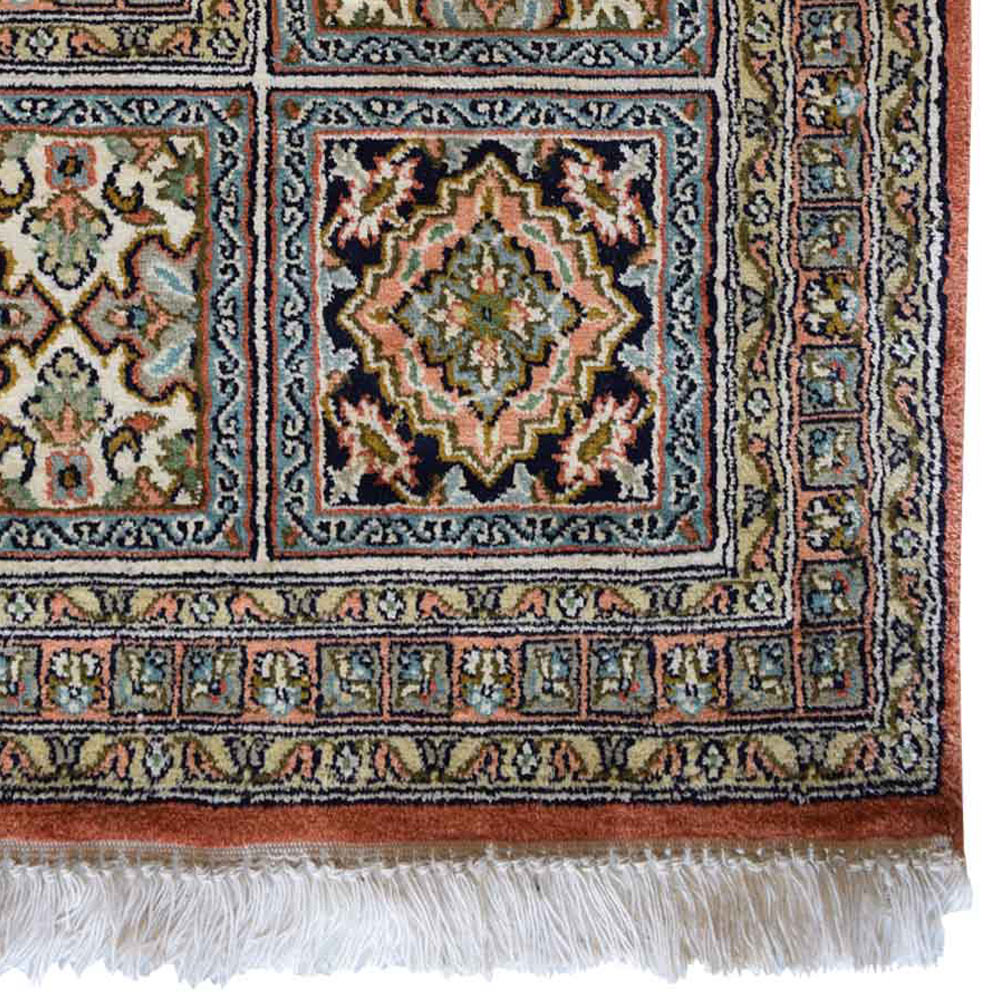 Hand Knotted Persian Rug - EmberGlow Premium Wool Area Rug for Living Room, Bedroom & Dining Room - Traditional Oriental Design for Home Decor