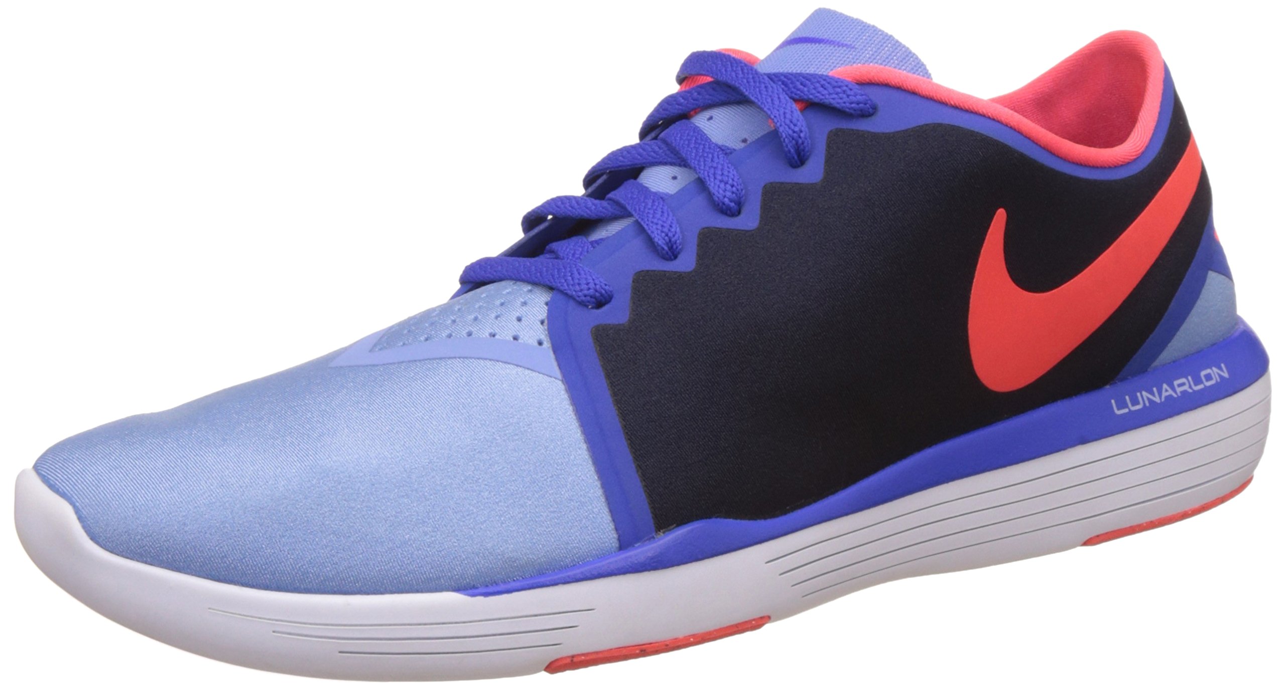 Nike Women's Lunar Sculpt Running Shoes - Lightweight Trainers for Jogging & Gym Workouts - US Size 6.5 - Chalk Blue/Bright Crimson - Perfect for Road Running & Fitness Training