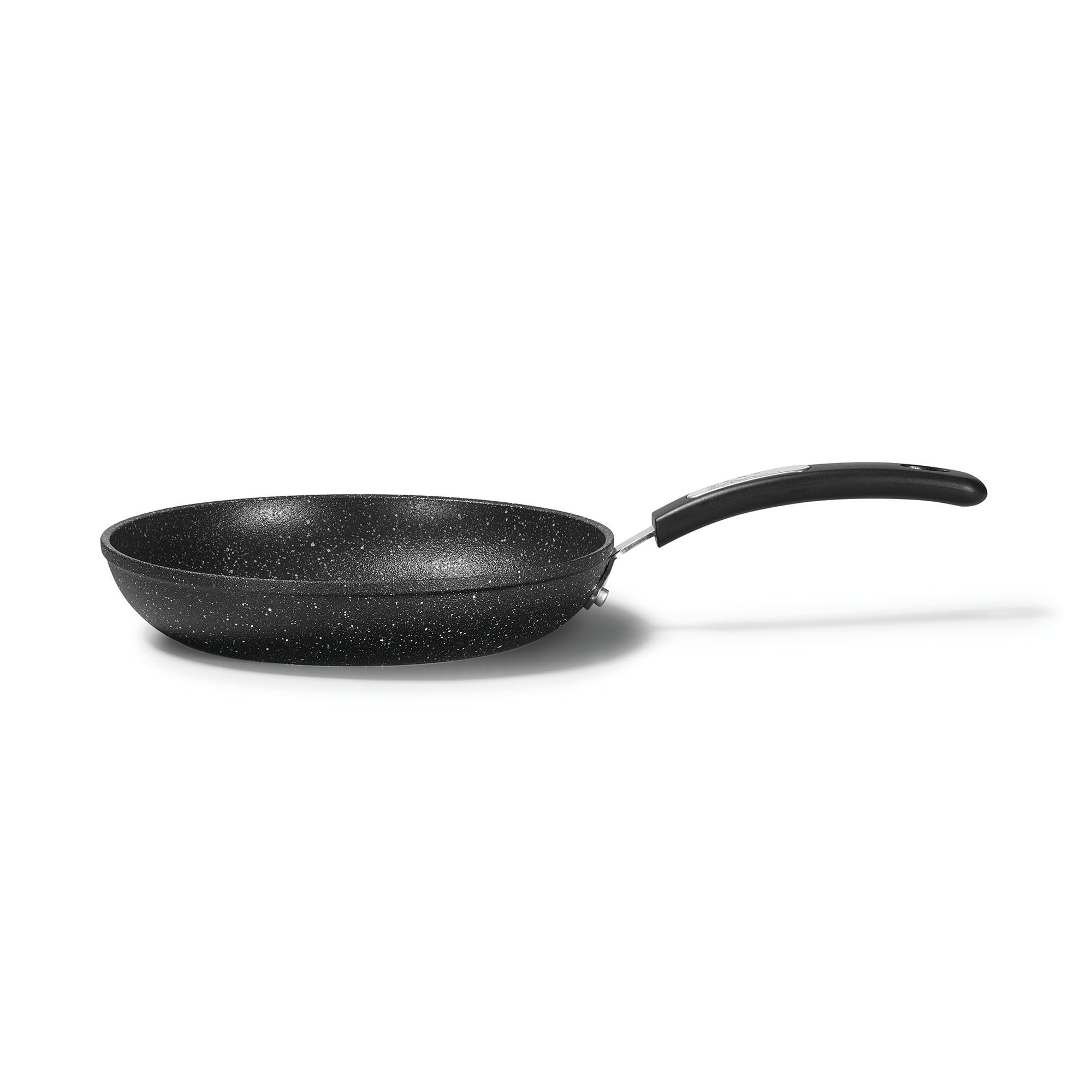 Starfrit The Rock 24cm (9.5 Inch) Non-Stick Frying Pan - Durable Forged Aluminum Cookware - Oven Safe to 350°F - PFOA Free & Easy to Clean - Black Skillet for Searing, Sauteing & Everyday Cooking