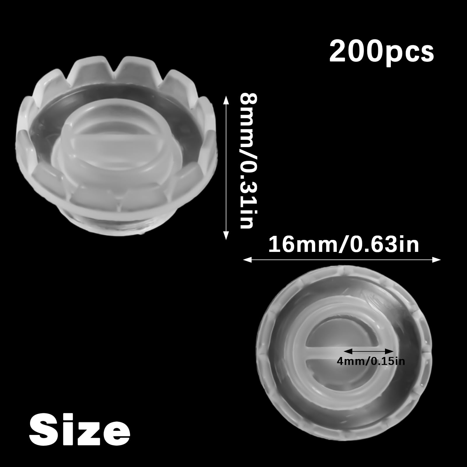 200Pcs Lash Glue Holder for Eyelash Extensions - Blossom Ring Cup with 2 Rolls Glue Point - Perfect for Volume Lashes, Lash Fan Making, Nail Art & DIY Beauty - Ideal for Professional Lash Technicians & Home Use