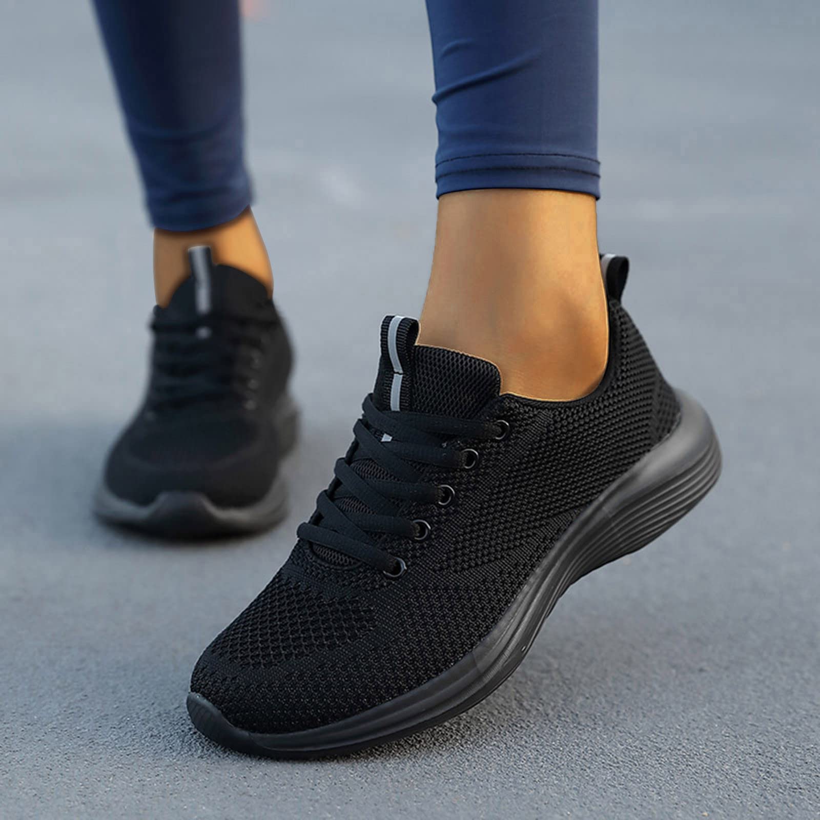 Best Women's Athletic Shoes for Running, Walking & Gym Workouts - Lightweight & Comfortable Sports Shoes for Women (C-Black) - Perfect for Jogging, Training & Daily Wear
