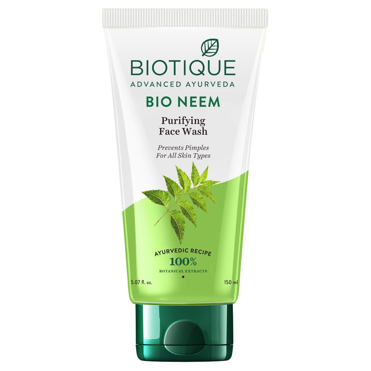 Biotique Bio Papaya & Neem Face Wash for All Skin Types - 150ml Each | Deep Cleansing, Purifying & Flawless Skin | Perfect for Daily Skincare Routine & Acne-Prone Skin