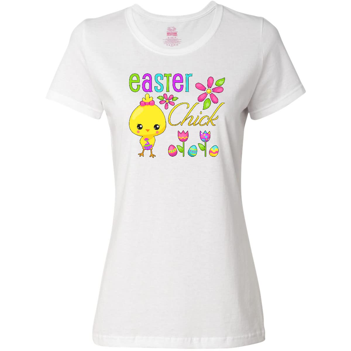 Easter Chick Women's T-Shirt - Cute Spring Floral Tee for Holiday & Gifting