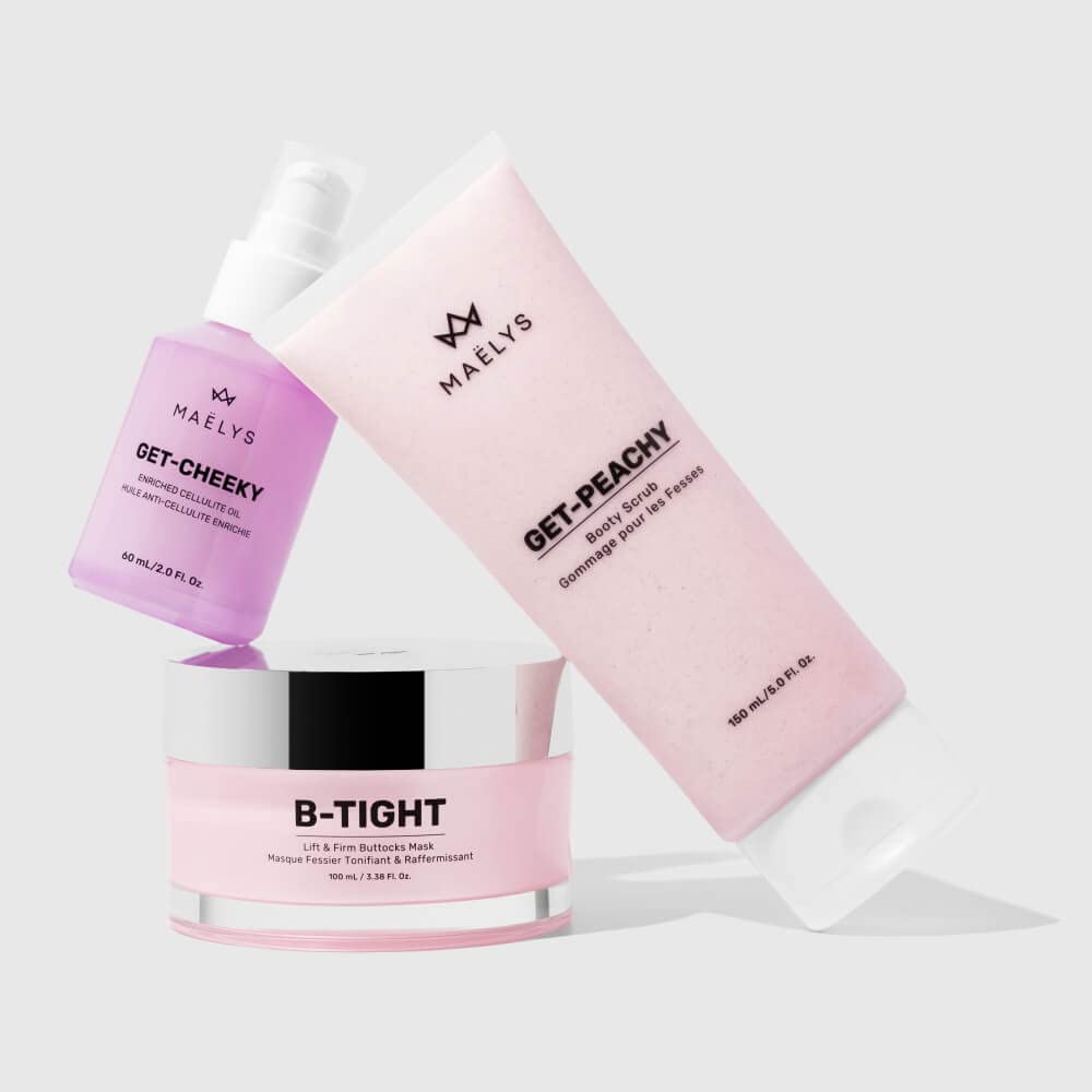 MAËLYS THE BUM REGIMEN BUNDLE - Firming & Lifting Butt Enhancement Cream Set for Glutes & Thighs | Cellulite Treatment & Skin Tightening | Perfect for Post-Workout Recovery & Body Contouring