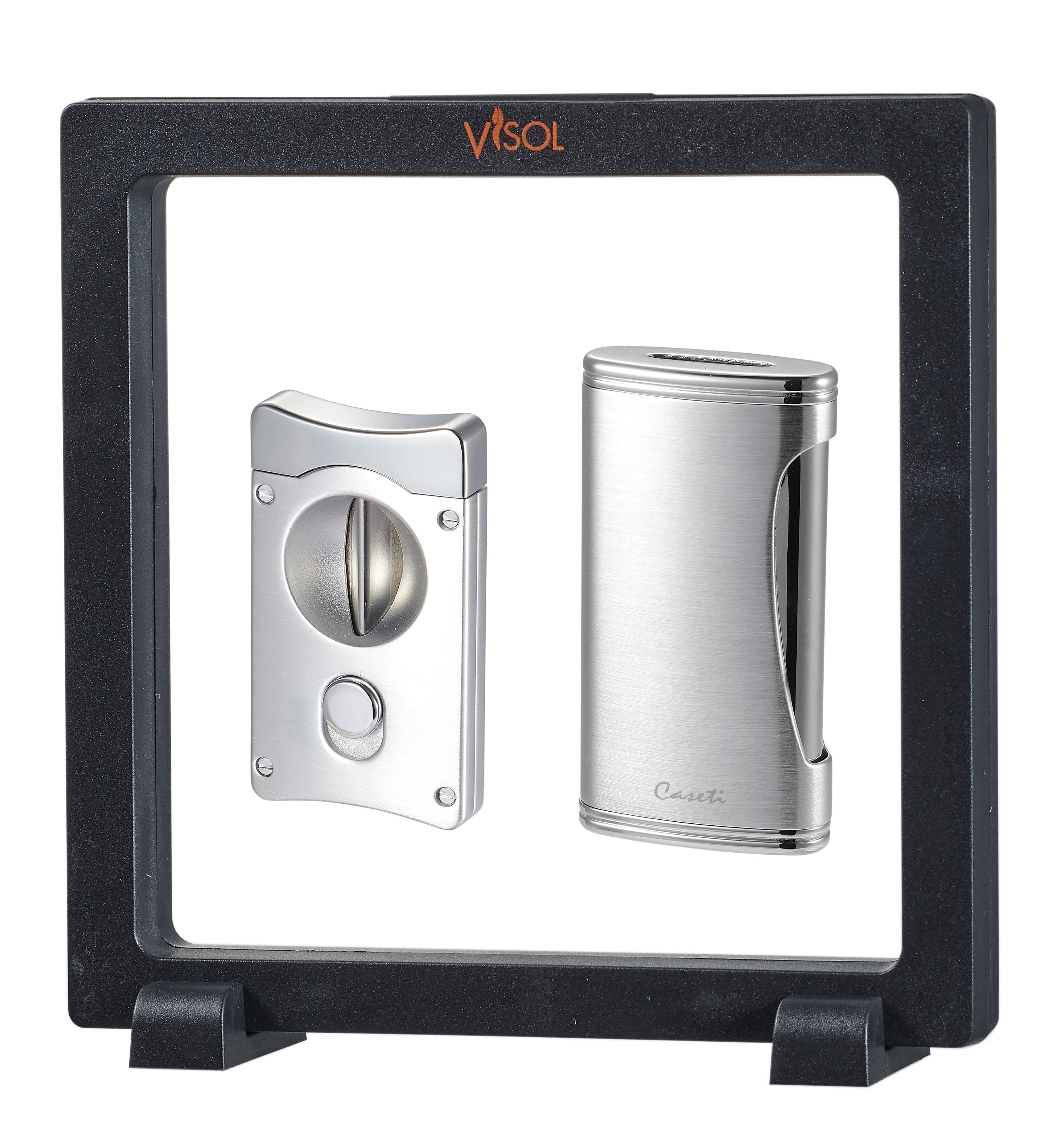 Visol Chrome Wedge V & BigFlat Floating Gift Set - Premium Floating Drink Holders for Pool, Beach, and Boat Parties - Perfect for Cocktails, Beer, and Beverages