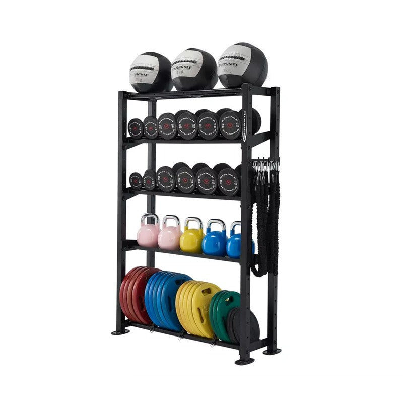 NGFR2 Functional Wall Mount Rack - Heavy Duty Storage Organizer for Garage, Kitchen, Office & Workshop | Space Saving Shelf for Tools, Spices & Supplies