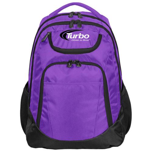 Turbo Shuttle Bowling Backpack - Purple Bowling Bag with Padded Shoulder Straps & Shoe Compartment | Perfect for League Play, Tournaments & Practice Sessions