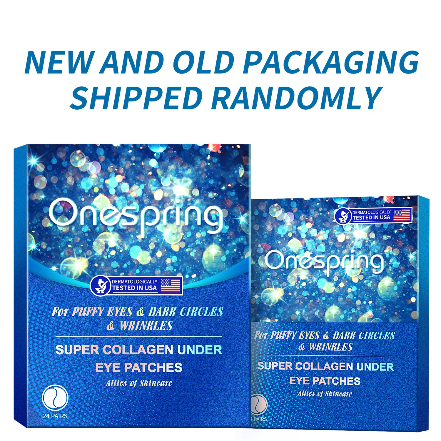 24 Pairs Collagen Eye Gel Pads for Puffy Eyes, Dark Circles & Wrinkles - Soothing Under Eye Mask Patches for Face Care - Perfect for Morning Routine, Travel & Night Skincare
