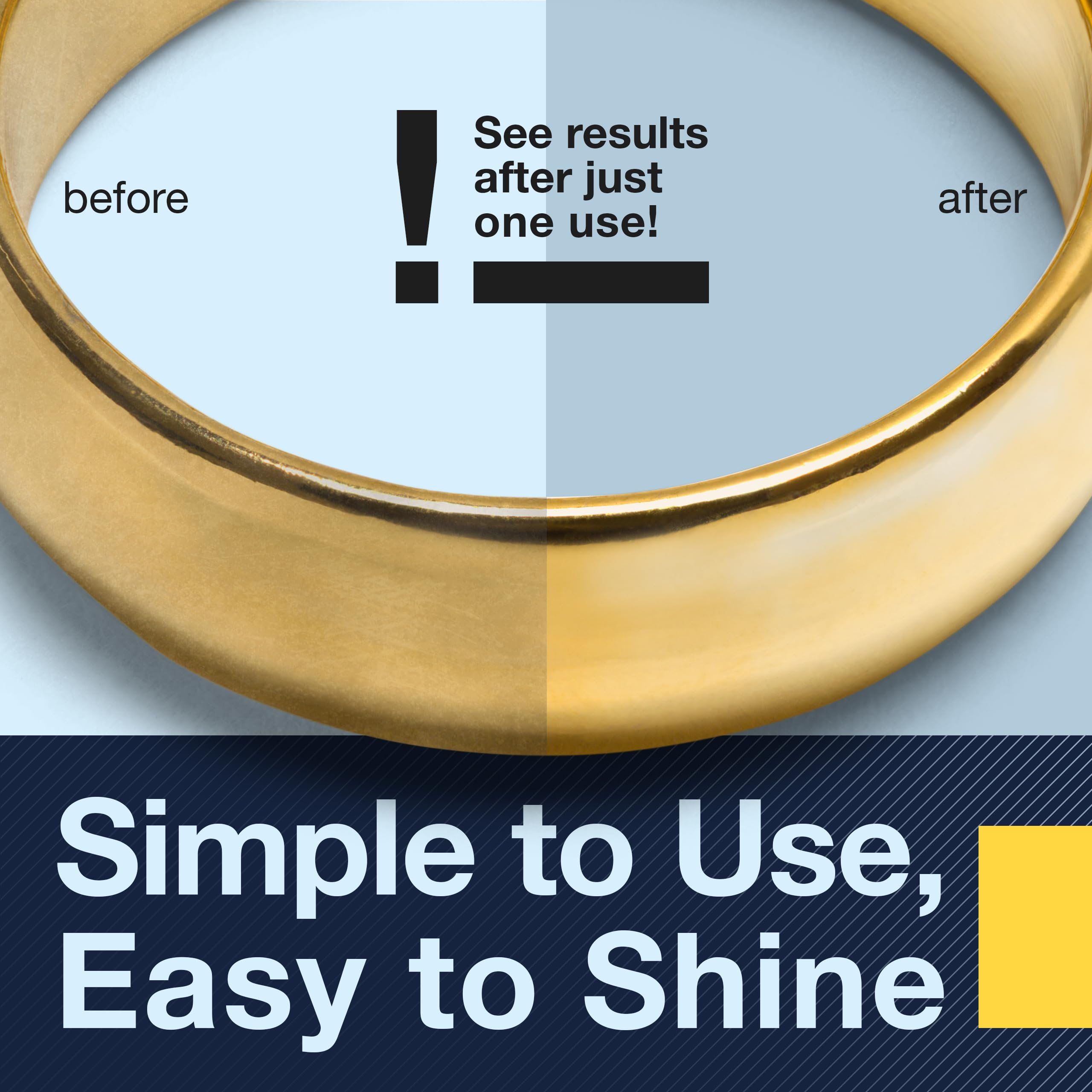Gentle Jewelry Cleaner Solution - Safe for Gold, Silver, Diamonds & Fashion Jewelry | Ammonia-Free, Non-Toxic Cleaning Liquid | Made in USA (6 oz) | Perfect for Rings, Earrings, Necklaces & Bracelets at Home or Travel